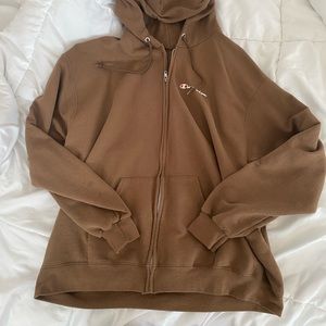 Brown Champion Oversized Jacket